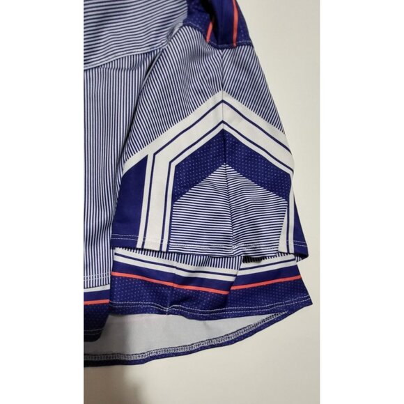 Lucky In Love Striped Tennis Golf Skort Kinetic Energy Flip Size Medium - Picture 5 of 11
